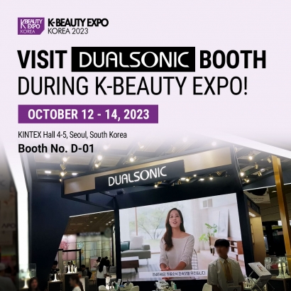 Visit DUALSONIC booth at K-Beauty EXPO 2023